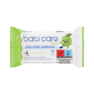 Nawilżane chusteczki BATI CARE FRUIT ZIELONE JABŁKO RAVI
